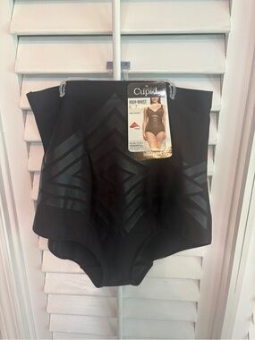 Cupid Black High Waist Brief Shapewear Size 2X